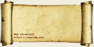 Georgina Paralatić vizit kartica